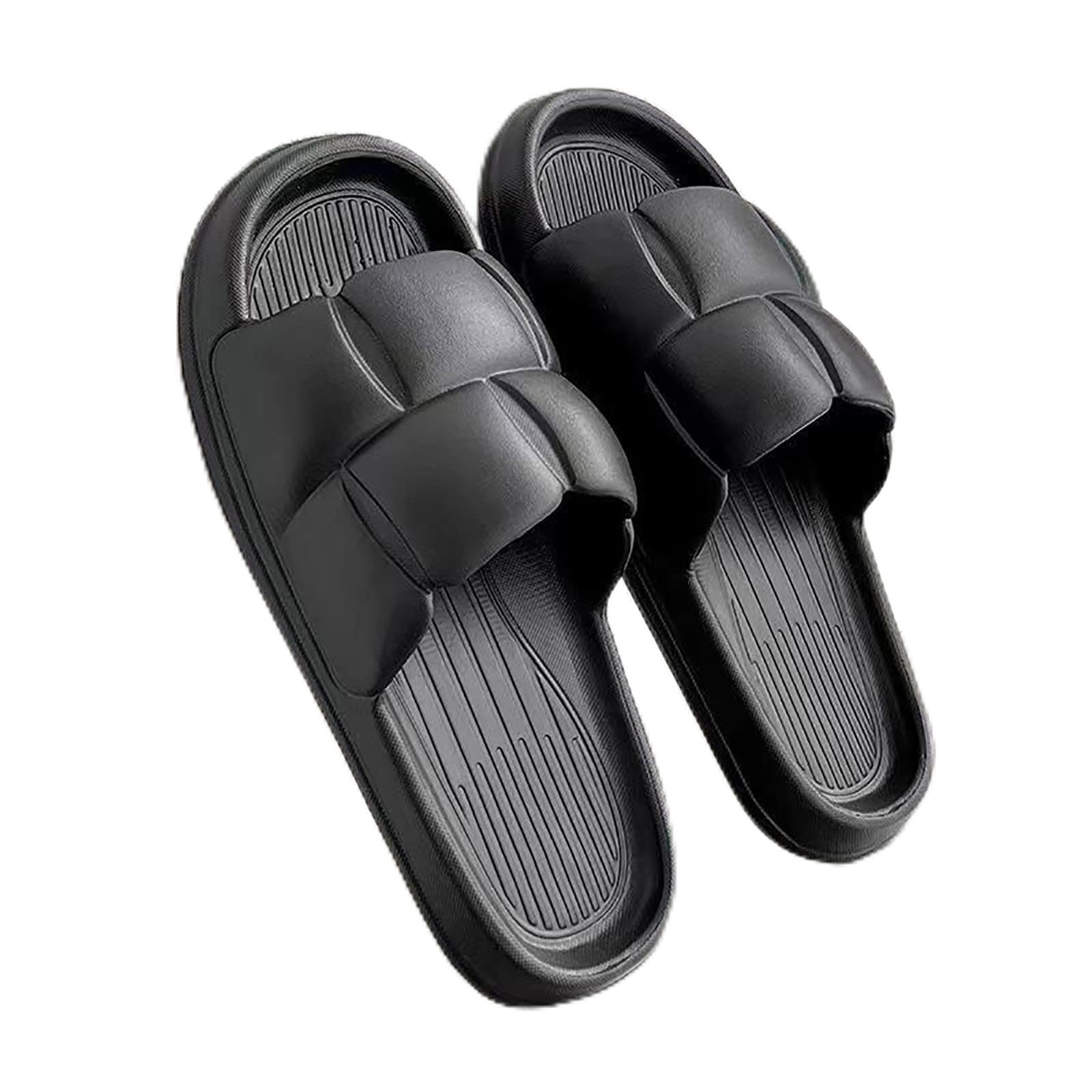 TTDGYYXW Generisch Categoría de Producto Zapatillas para Hombre - Título del Producto Chanclas de Nube para Hombre Zapatillas de Ducha Suelas Acolchadas Extremadamente cómodas Zapatillas Gruesas