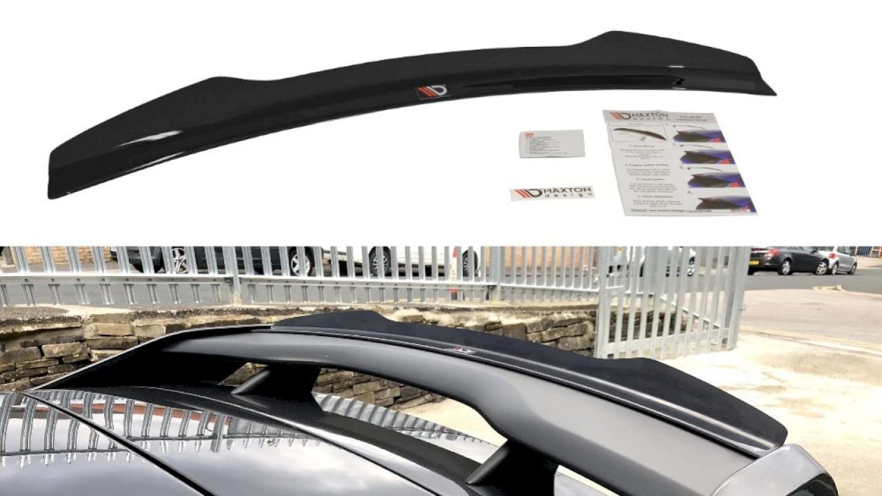 Spoiler Extension Wing Lip for Car Trunk Compatible with Ford Focus 3 RS 2015 - UP Maxton Design