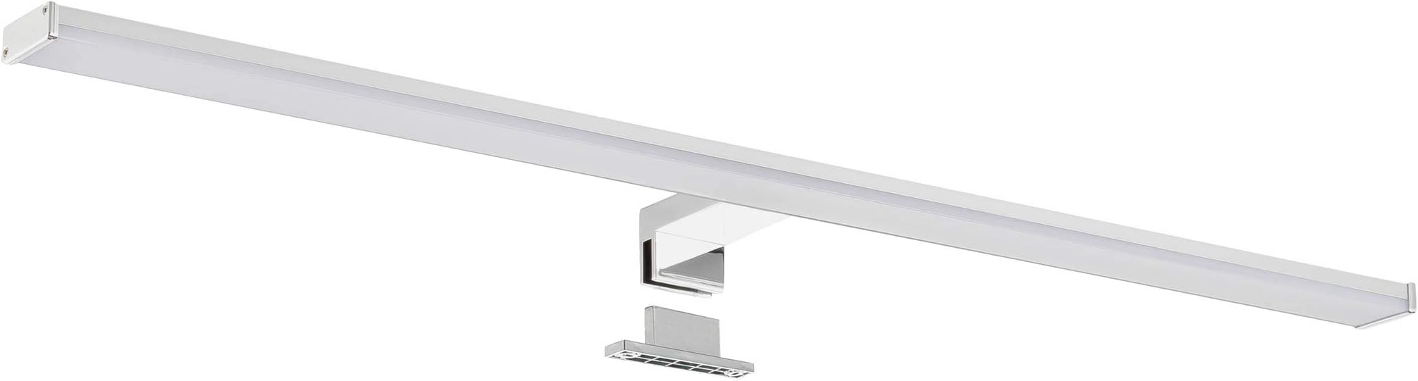 SEBSON® LED Bathroom Mirror Light 80cm, Mirror Lighting Cabinet Mounted + Clip On, Neutral White 4000K, 15W, 1100lm, IP44-780x108x44mm
