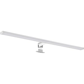 SEBSON  LED mirror light wall mounted mirror light bathroom IP44 neutral white 4000 K 400X106X40 MM 8 W 600LM. LED mirror lamp on cabinet and on the mirror clamped - bath light 4000 K 15 W 1100 lm bathroom light IP44 780 x 108 x 44 mm [Energy Class D]