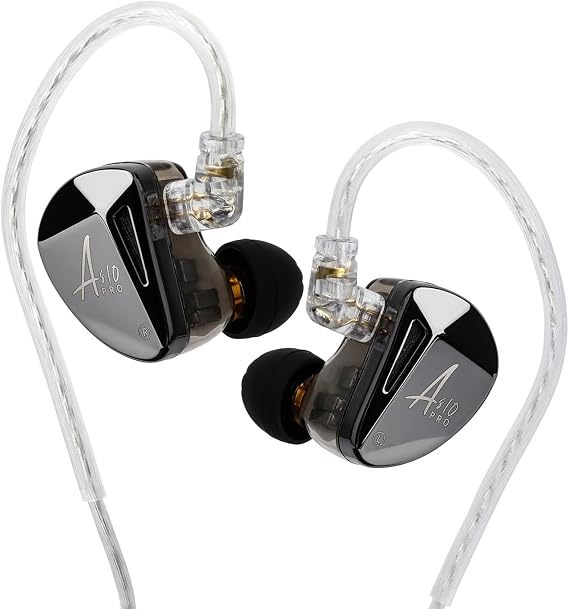 Linsoul x KZ AS10 PRO 5BA Wired Earbuds HiFi in-Ear Earphones