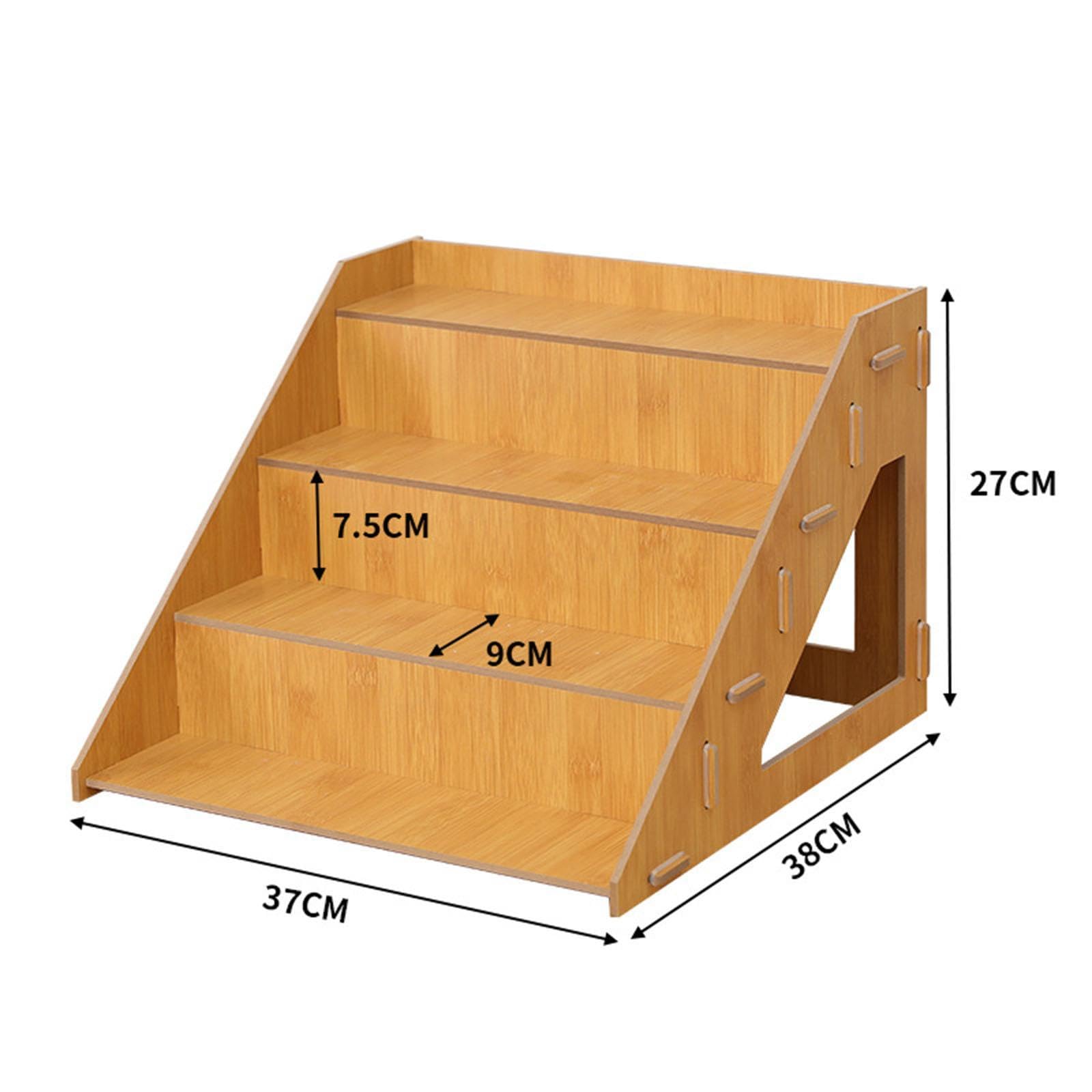 Badiman Cake Display Rack Aroma Organizer 4 Layers Cupcake Display Trapezoidal Storage Rack Dessert Stand for Cookies