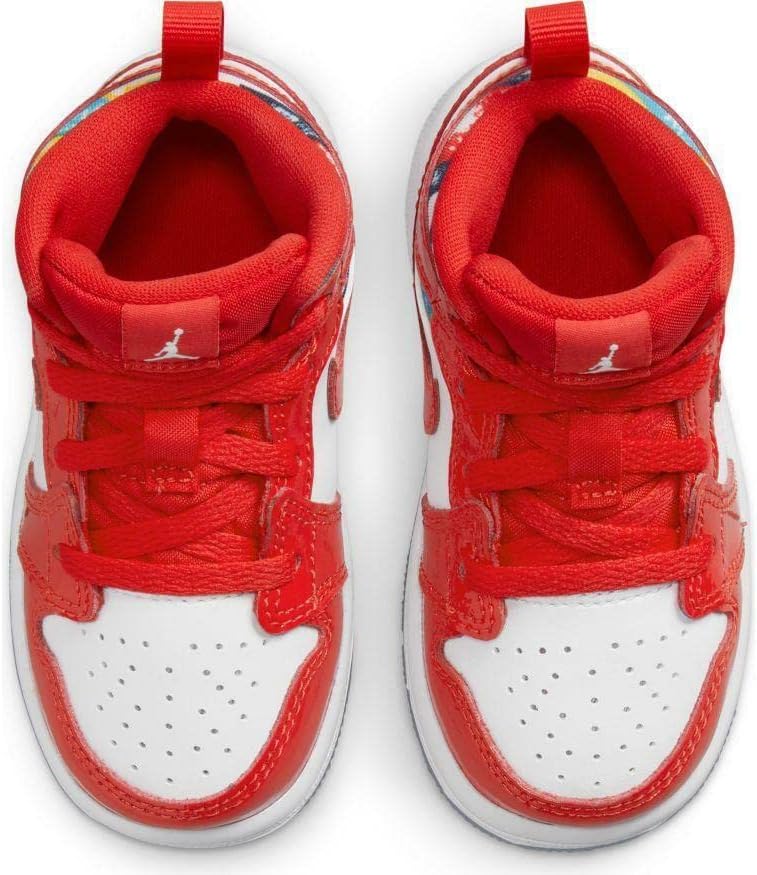 Jordan Toddler's 1 Mid SE Barcelona Chile Red/White-Pollen (DC7250 600) - 9
