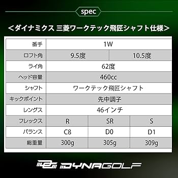Amazon.co.jp: ダイナゴルフ(Dynagolf) ルール適合 ダイナミクス
