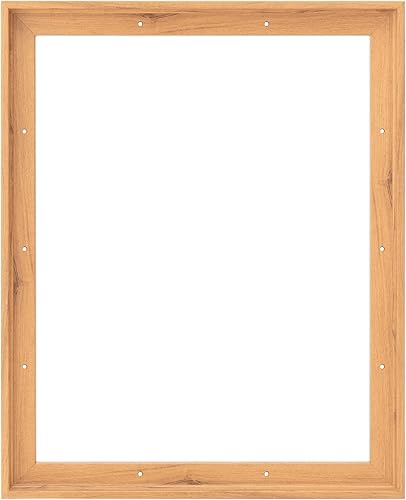 Miniatura 3 de Paquete combinado marco flotante + lienzo estirado de 27 x 40 pulgadas para pintar, marco de 1-38 pulgadas de grosor + lienzo estirado de 34