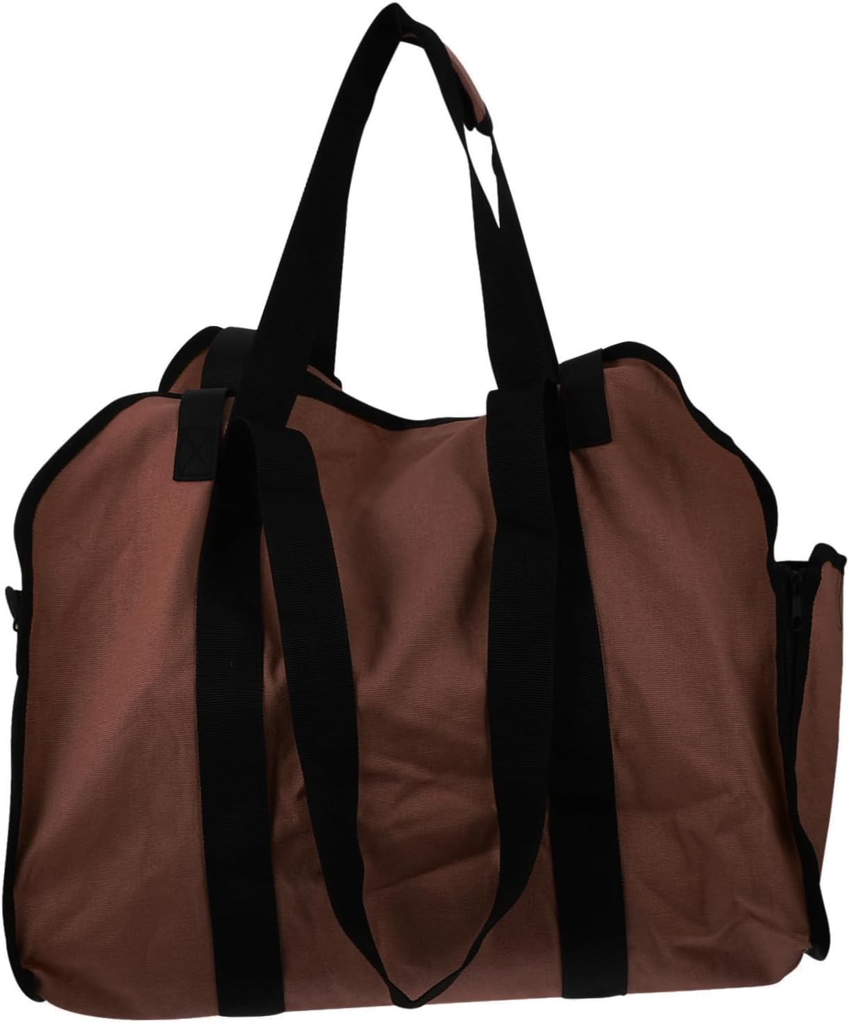 PRETYZOOM Collapsible Firewood Storage Bag Wear Resistant Log Holder with Double Handles for for Indoor Outdoor Carrying for Fireplaces and Fire