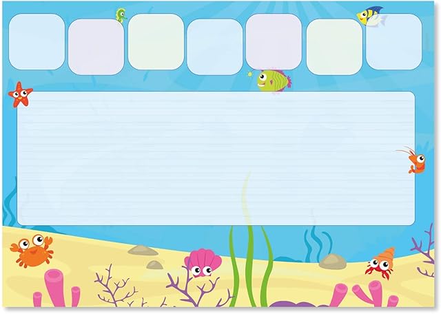 Edelkern Desk Pad Made from Paper for Children and Adults, Ideal as a Notepad, Organiser, Weekly Planner and Daily Planner, Perfect for Your Daily To-Do Lists, DIN A3 Desk Pad