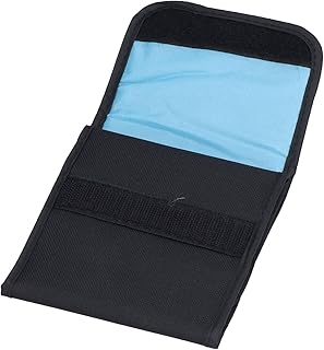 Camera Filter Case Filter, 3 Pockets Camera Lens Filter, Wallet Case Foldable Waterproof Storage Bag Nylon Pouch