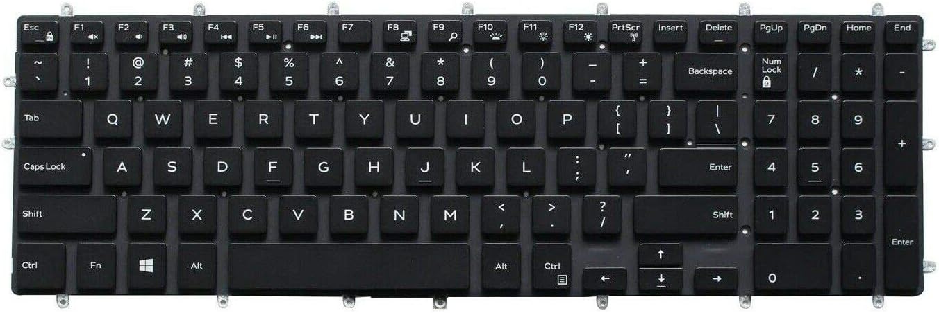 US English Backlit Keyboard Replacement for Dell Bahrain Ubuy