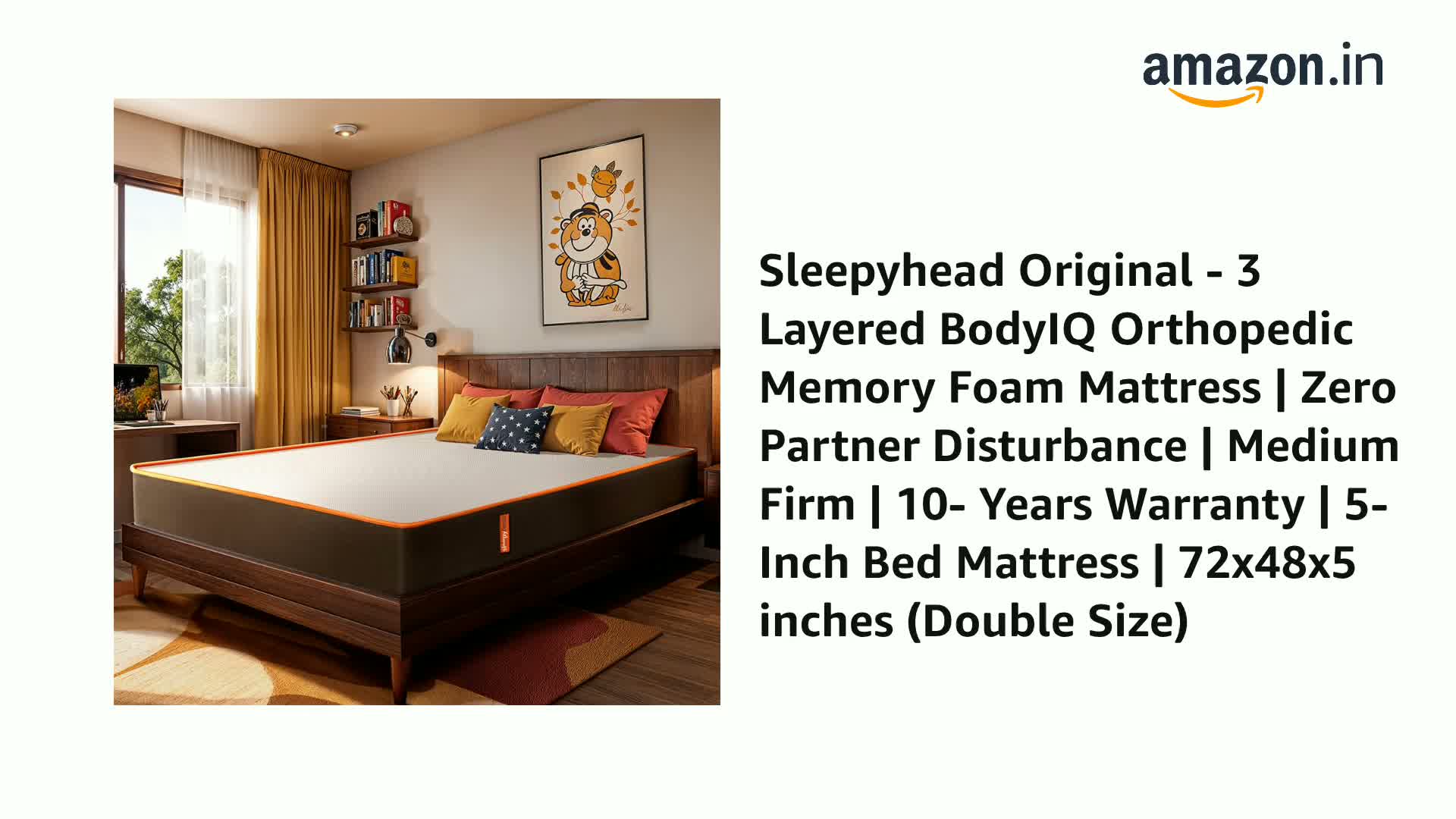 Sleepyhead Original - 3 Layered BodyIQ Orthopedic Memory