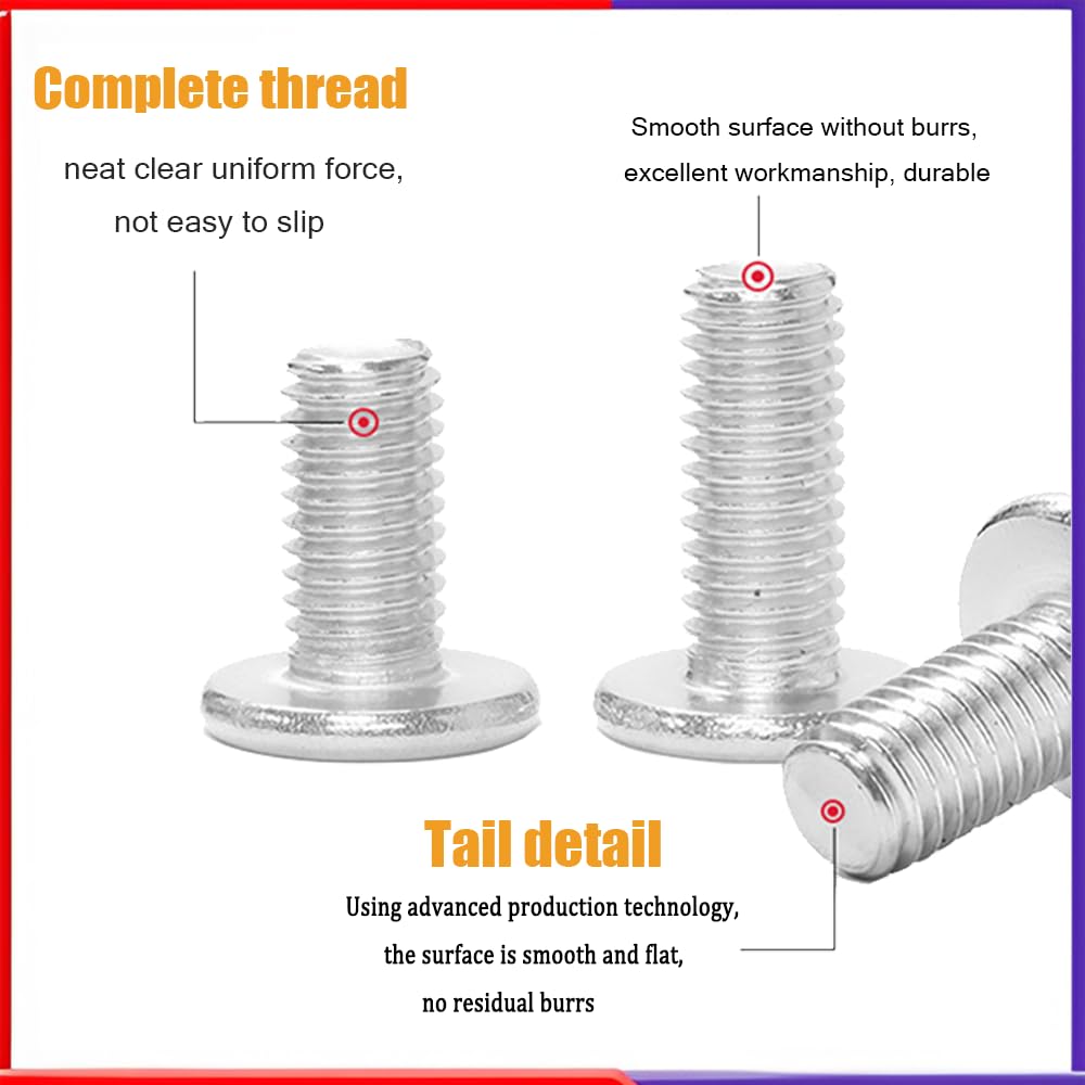 Stainless Steel Socket Head Screws - 50PCS -4