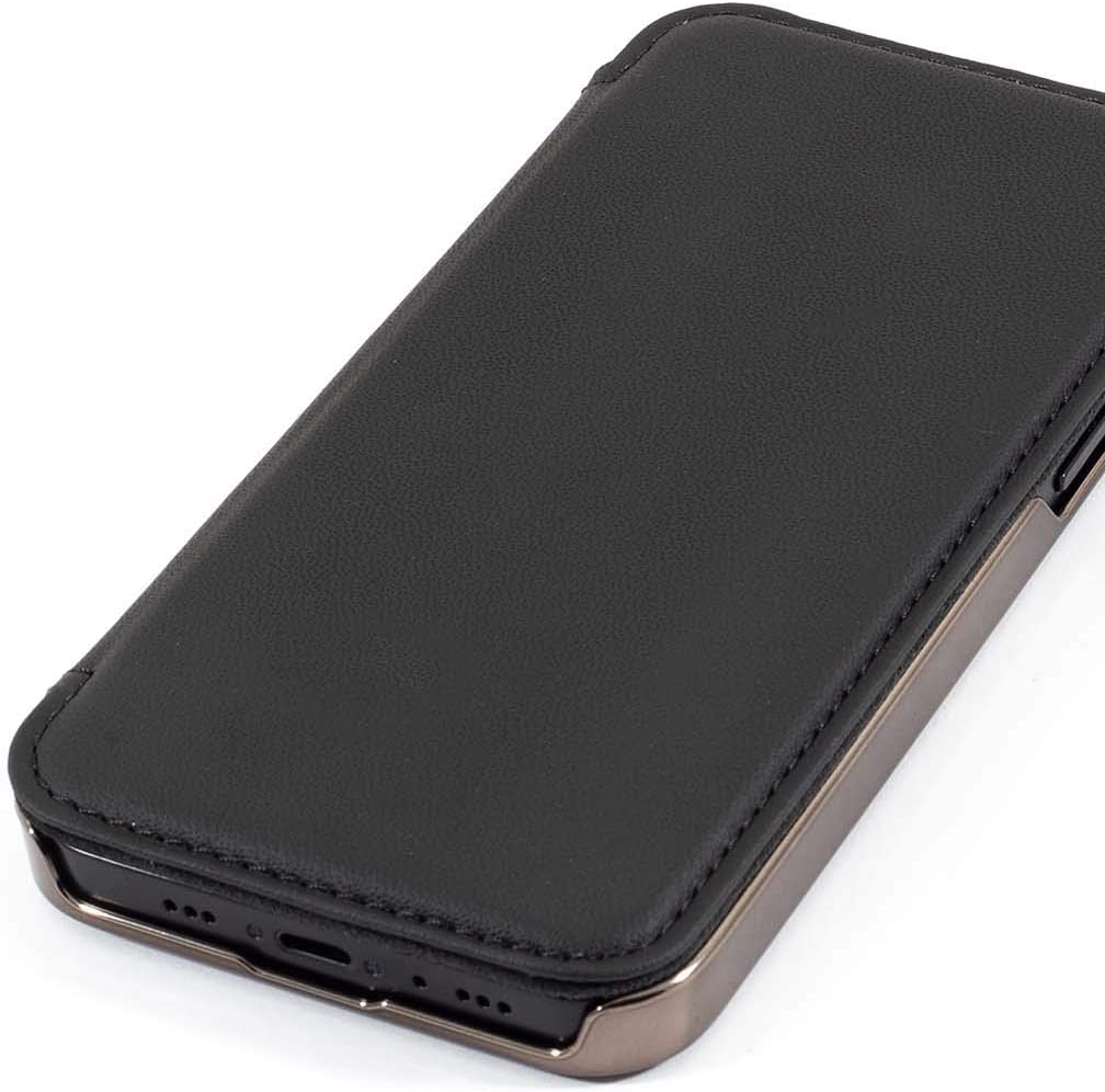 Promo Discount Up To 70% Off Greenwich Blake Leather Case Compatible with iPhone 12 / iPhone 12 Pro - Beluga (Black) Hot Deals Greenwich Blake Leather Case Compatible with iPhone 12 / iPhone 12 Pro - Beluga (Black)