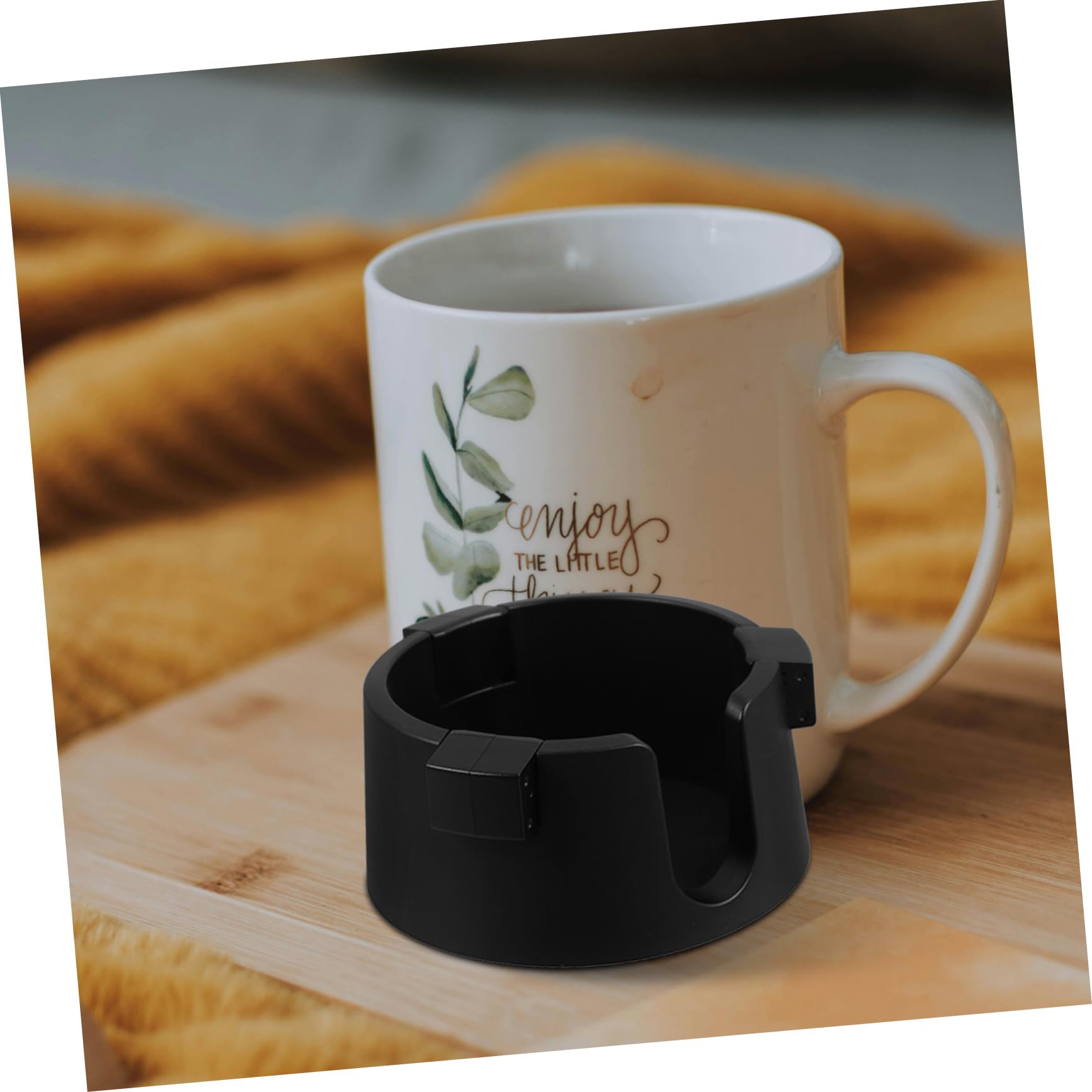 2piezas Portavasos Antiderrames Multifuncional para Mesa y Sofá Soporte De Bebidas y Aislante para Tazas y Botellas para Oficina Camping y Viajes