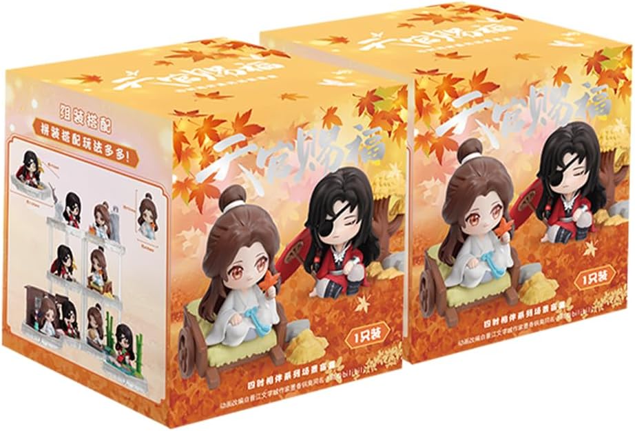 Heaven Official Blessing Blind Box Hua Cheng Xie Lian Chibi Figure Anime Gift (One group (randomized))