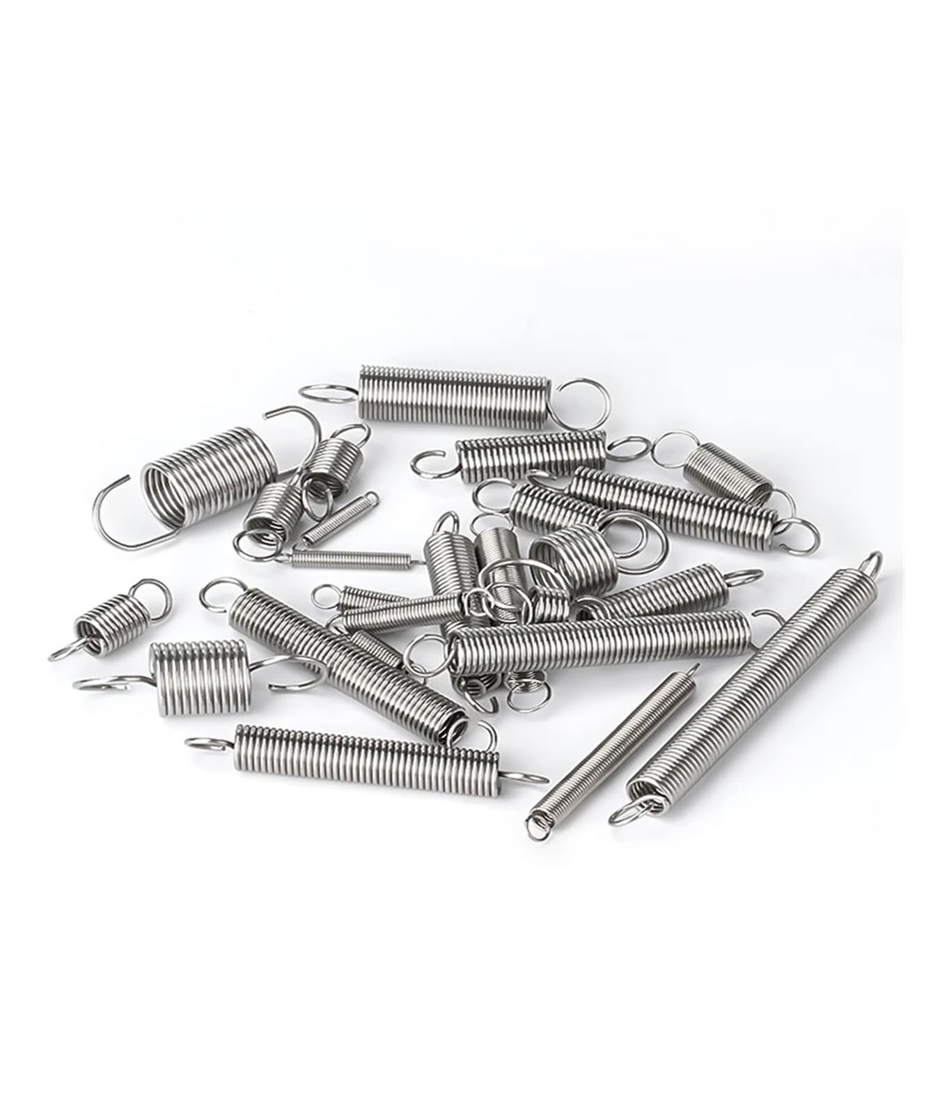 10 Stück 304 Edelstahl Zugfeder S Haken Rückzugfederdraht Durchmesser 0,3/0, 4/0,5mm Außendurchmesser 3–6mm, 0.3x3x10mm