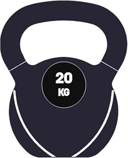 Yes4All Kettlebell Cement Strength Training Kettlebells 4-20 kg for Full Body Training Push Up Strength Training 20 kg