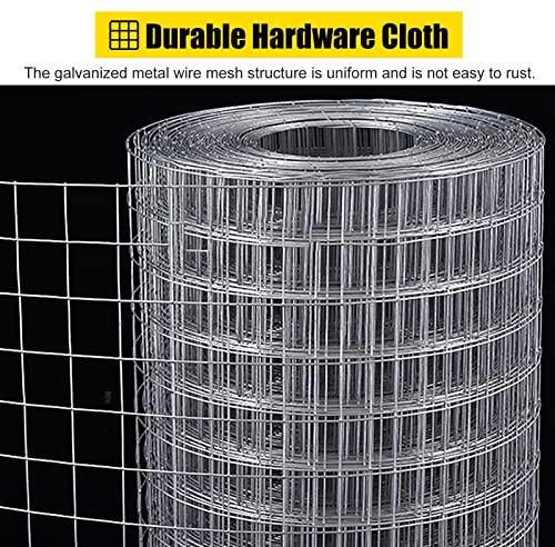 Yesyzx Zaun Metallhaustierzäune Rollen, Sicherheits-Tierbarriere/Katzen-Hunde-Schutznetz, für Kleinen Garten/Hühnerstall… – Bild 4