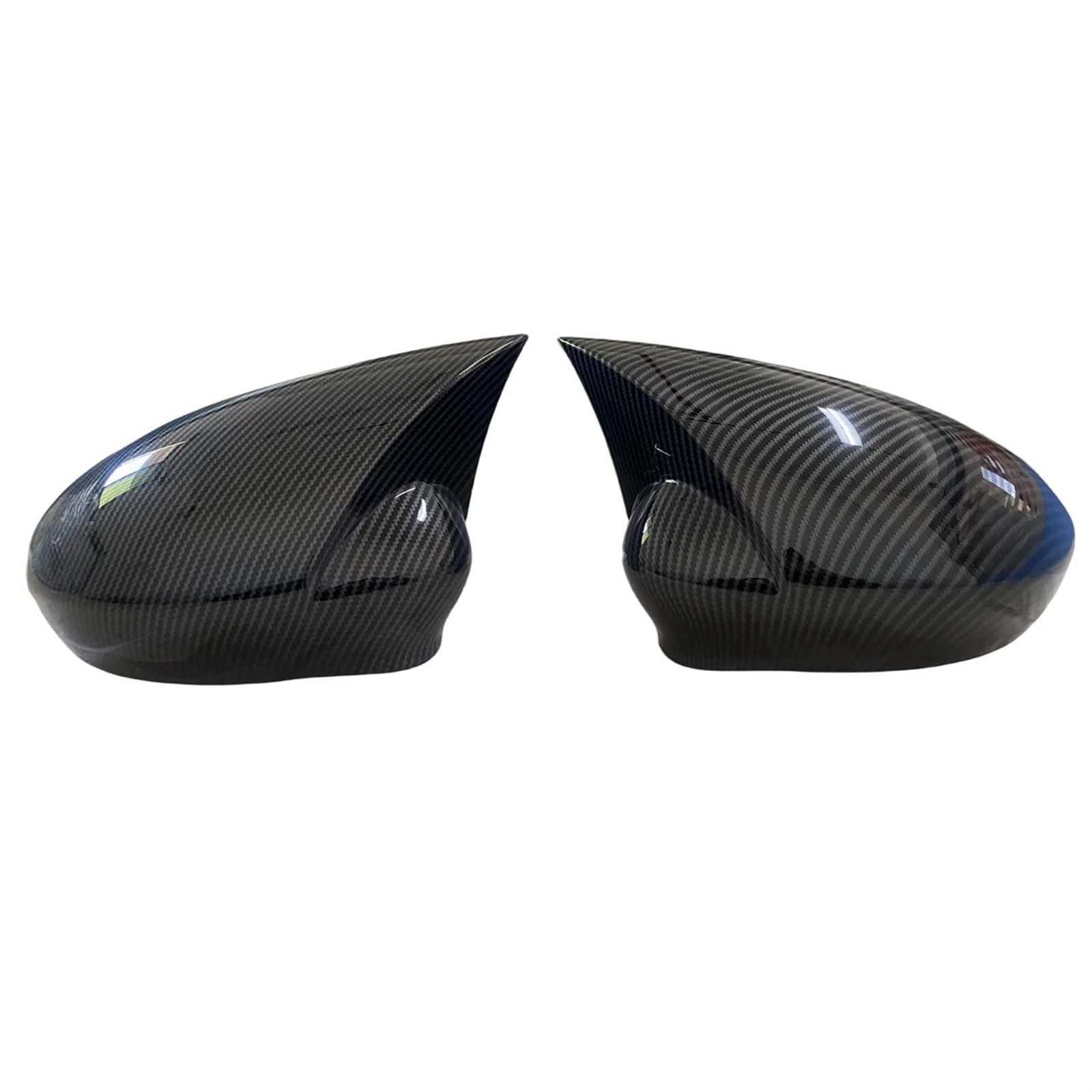 Calotte specchietti per Fiat per Grande per Punto 2005-2012 | Veicolo Lato Specchietto esterno Copertura Retrovisore Guscio Alloggiamento Rivestimento Add On(Carbon Fiber Look)