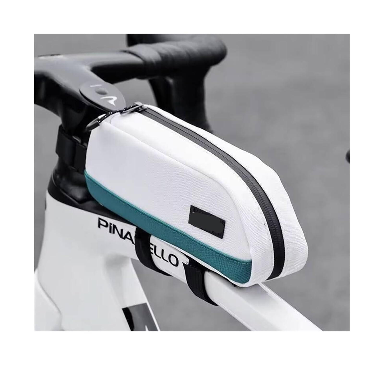 1 Bolsa de Tubo Superior de Bicicleta Triangular Ligera.