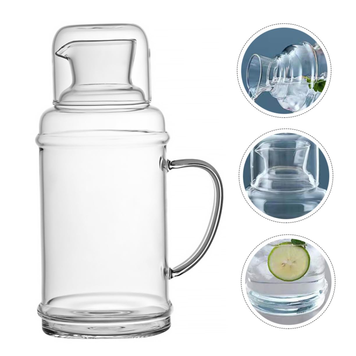Jarra De Vidrio Resistente Al Calor Hervidor De Agua Para Té Tetera Adecuado Para Familia Para Fiesta Almacenamiento De Bebidas