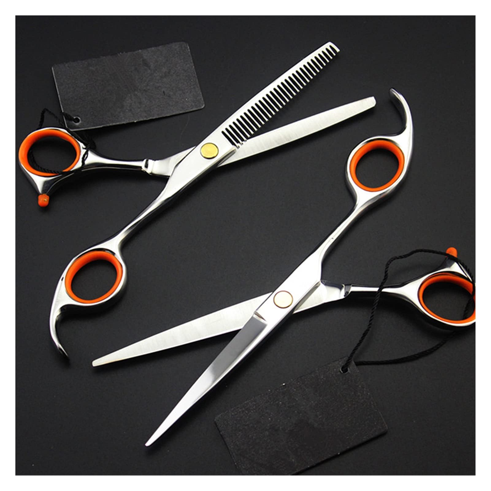 6 Inch Hairdressing Scissors, Thinning Hairdresser's Scissors, Tooth Scissors, Hairdresser's Scissors Hair Cutting Shears (Color : Set) (Set B)