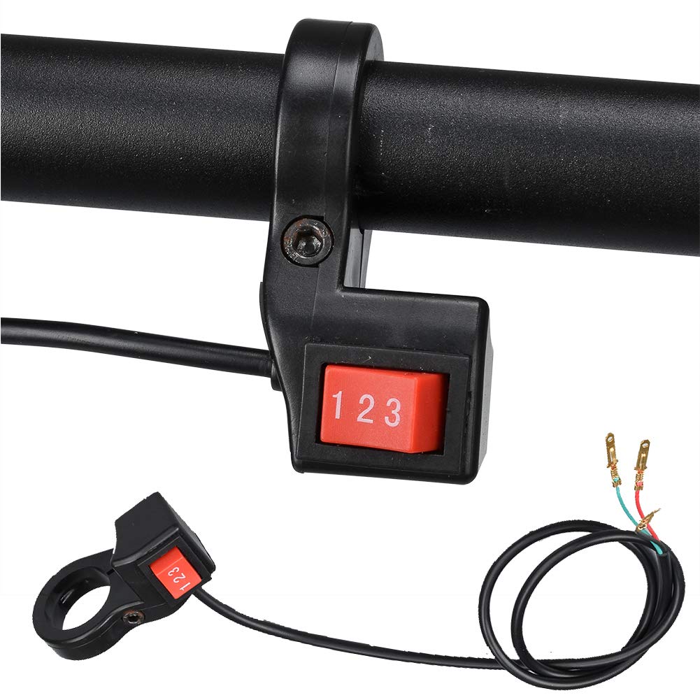 Moteur de scooter électrique 48V 2000W Moteur d'entraînement moyen Contrôleur sans balais DC 45A avec interrupteur à 3 vitesses à poignée d'accélérateur LCD pour électrique Go Kart ATV