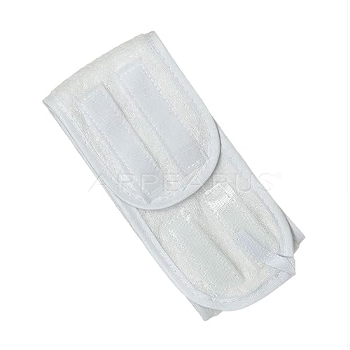 Miniatura 4 de APPEARUS Diadema de algodón de rizo para spa, toalla facial con cierre (1 unidad)