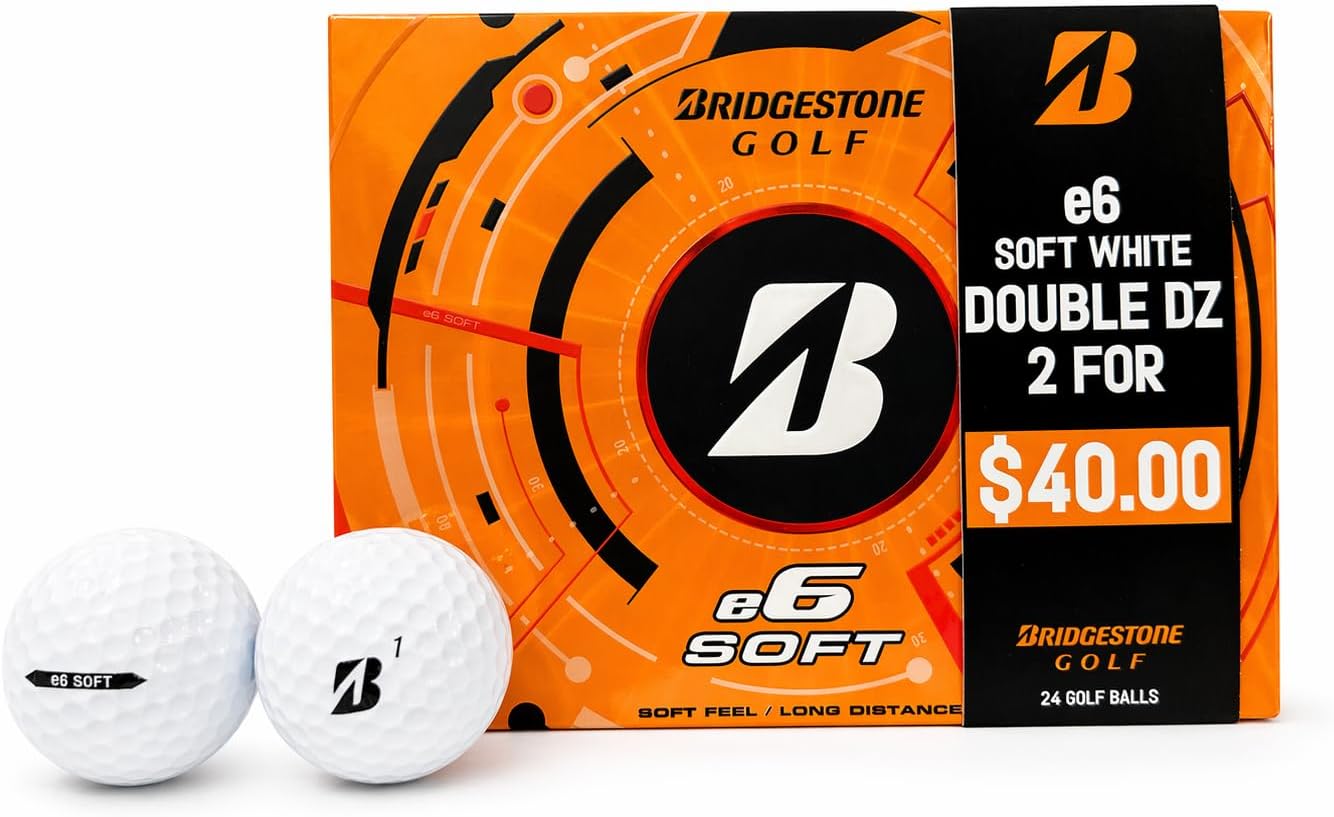 Bridgestone Golf e6 Soft White Double Dozen