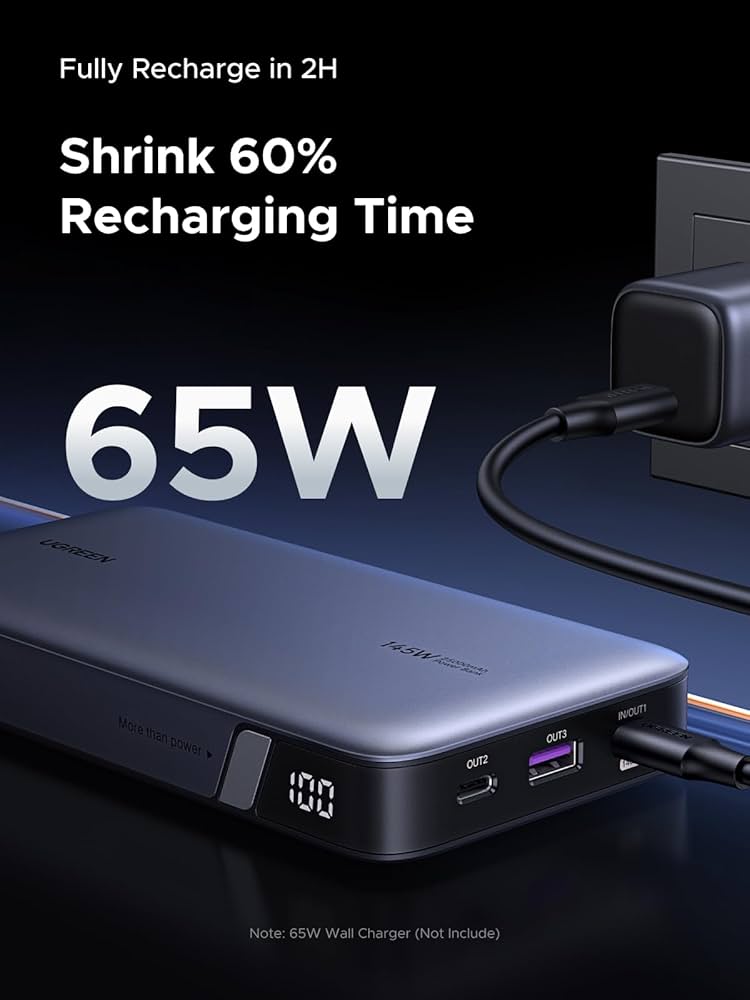Amazon | UGREEN PD3.1 モバイルバッテリー 145W高出力 25000mAh