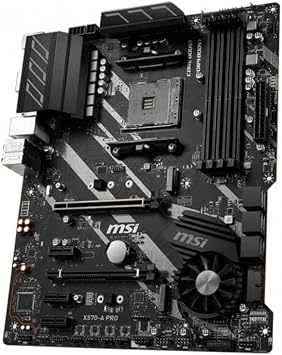 MSI X570-A PRO Motherboard ATX - Supports AMD Ryzen 2nd and 3rd Gen Processors, AM4, Dual Channel DDR4, 2 x PCIe 4.0 x16, 1 x M.2 Gen4 x4, USB 3.2 Gen2, Type-C, HDMI, Gigabit LAN