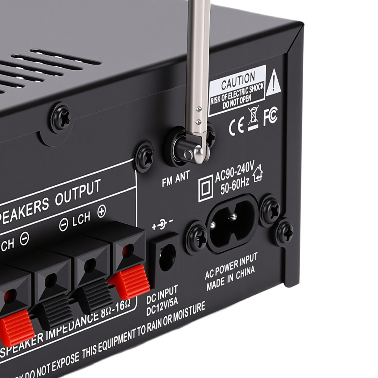 Cuifati Amplificateur Stéréo Bluetooth 5.0, Récepteur HiFi 2.0 Canaux