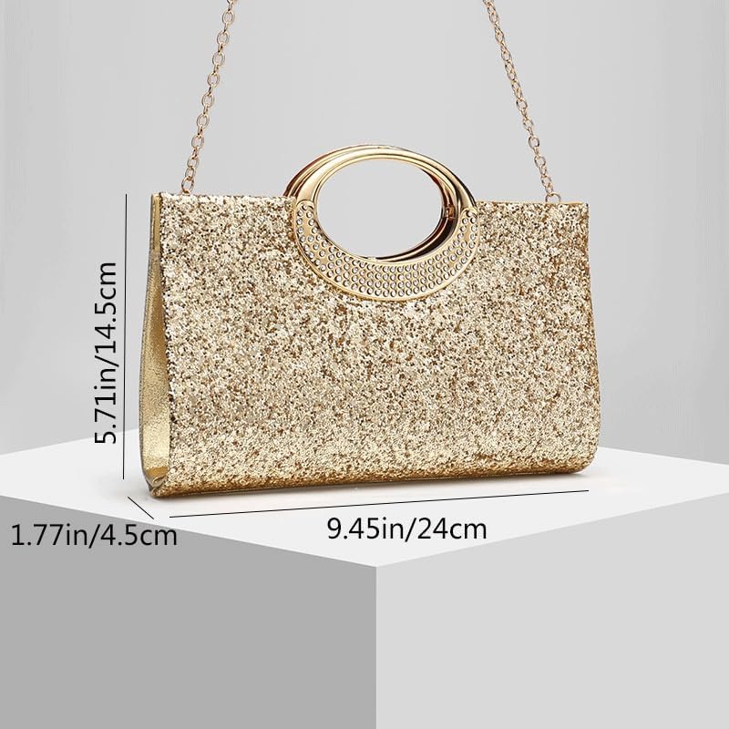 Buy Evening Bag Shining Handbag Rhinestone Banquet Dress Gol
