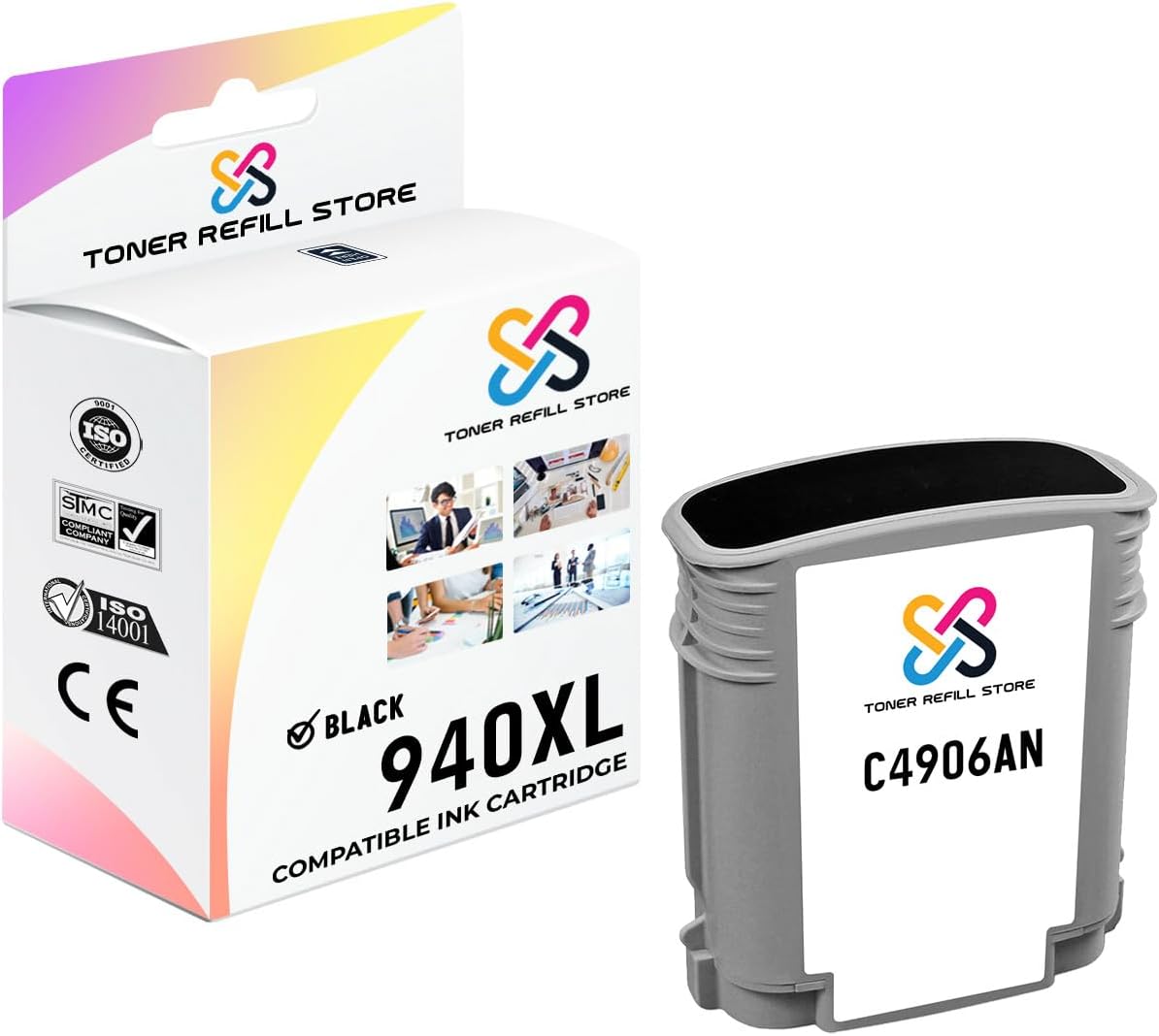 Black Compatible Ink Cartridge for HP C4906AN (HP 940XL) OfficeJet Pro 8000 8500 8500a 8500a Plus