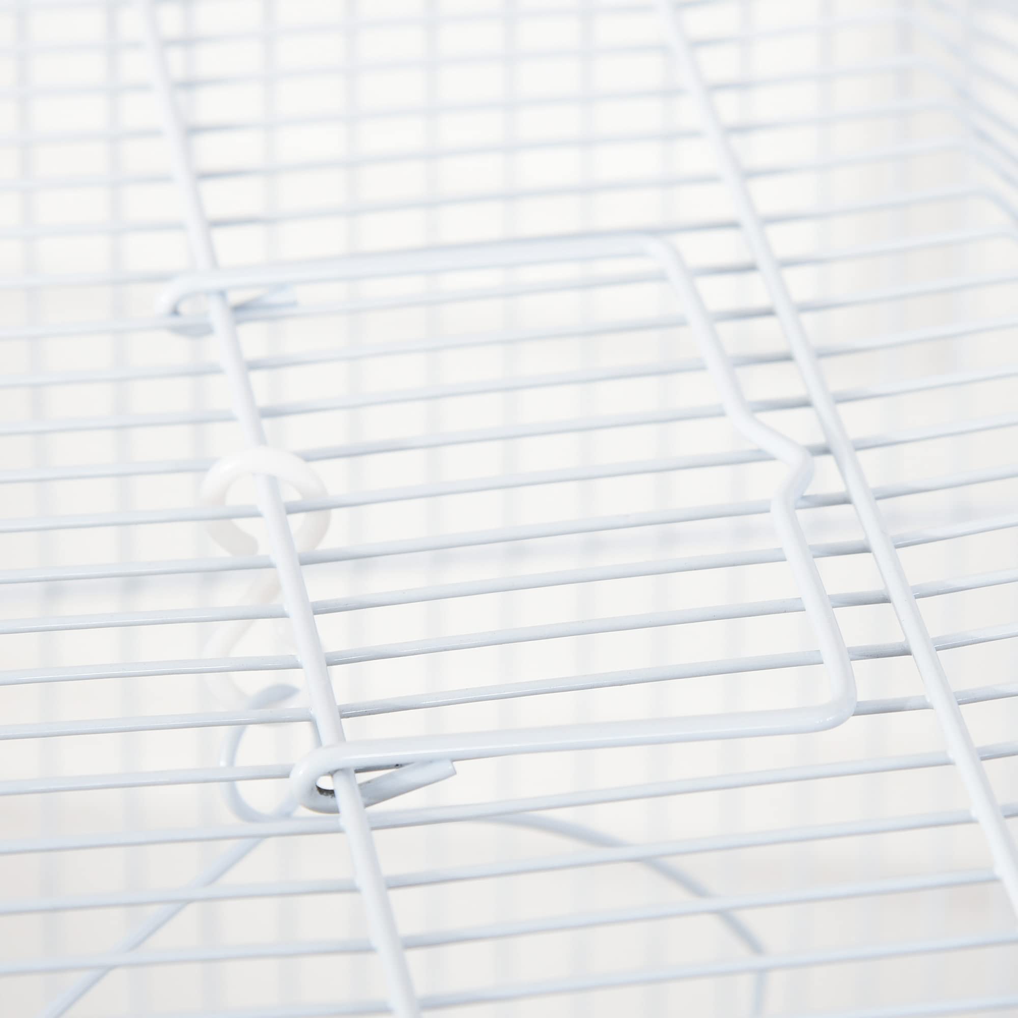 Pawhut Cage à Oiseaux Volière avec Mangeoires Perchoirs Plateau Amovible 46,5 x 35,5 x 92 cm Blanc