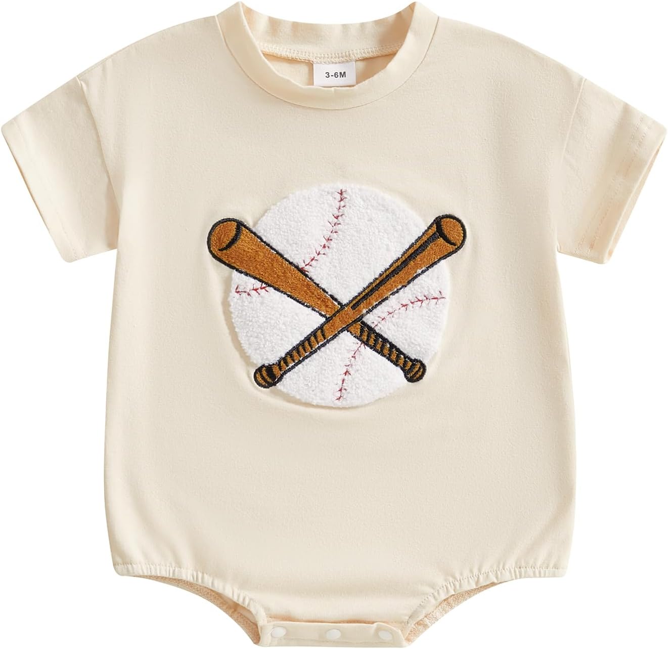 Baby Boy Girl Baseball Romper Newborn Bow Basketball Rompers Summer Casual Short Sleeve Embroidery Golf Bodysuits