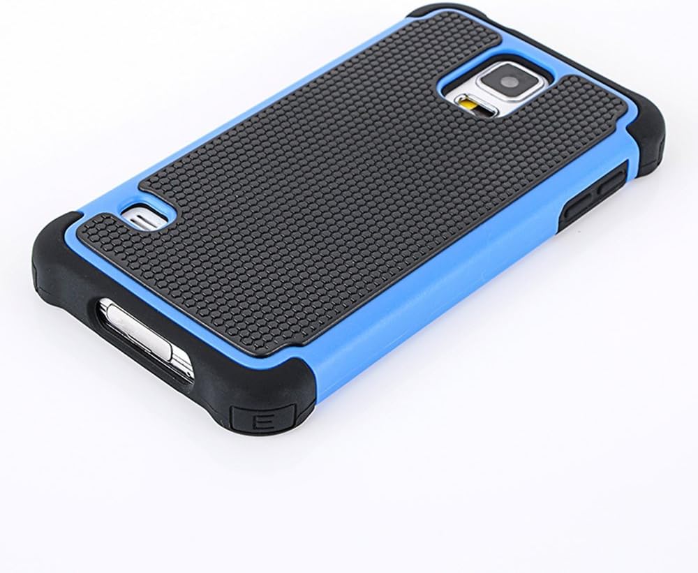 Galaxy S5 Case,OHOH [Shock Absorbent] [Impact Resistant ] Samsung Galaxy S5 Case,Rubber&Plastic Hybrid Full-Body Shockproof Drop Resistant Protective Case Cover for Samsung Galaxy S5