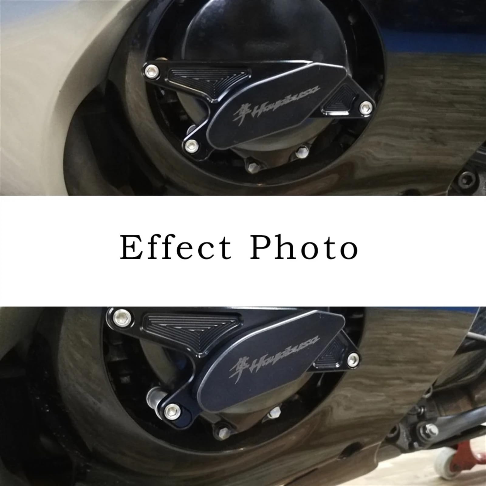 Genérico Protector de Cubierta Protectora del Motor, Accesorios compatibles con Suzuki Hayabusa GSX1300R 1997-2020