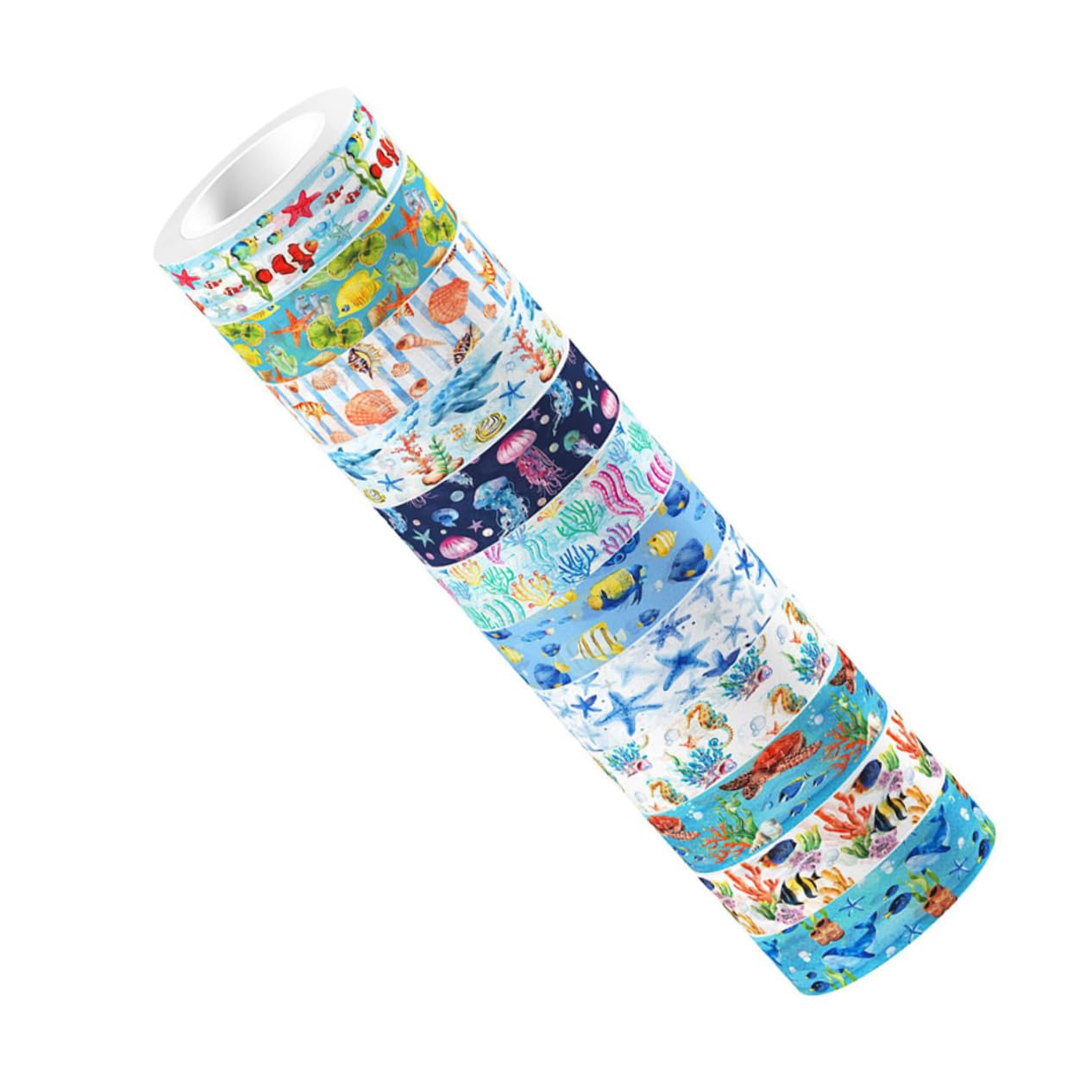5stücke Life Washi Tape Set Dekoratives Klebeband Für Scrapbooking Journaling Und Kreative Bastelprojekte Für Junge Mädchen Und Erwachsene Transparentes Design Vielseitig