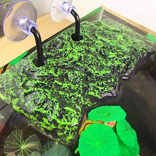 B&K PET Shop Automatic Aquarium Floating Rectangular Adjustable Reptile Resting Terrace Tortoise Climbing Platform