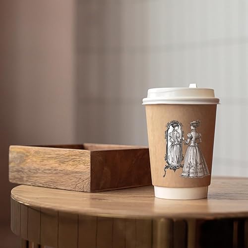 Vista 22 de GLOBLELAND 3 hojas de transferencia de flores vintage para muebles, 6 x 12 pulgadas, libro y hongos frotados en transferencia, autoadhesivos, arte