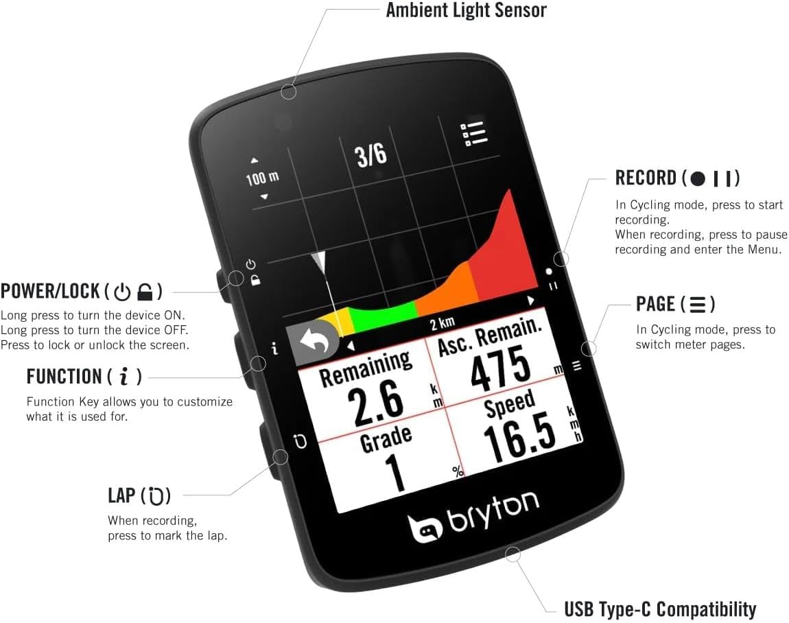 Amazon | Bryton ブライトン サイクルコンピューター サイコン