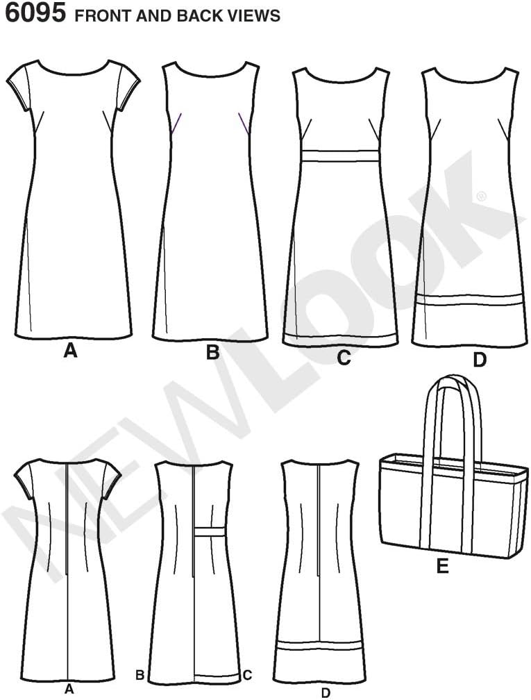 New Look U06095A Misses Dresses Sewing Pattern