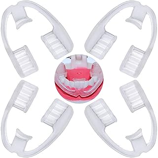 Sleep Guard Total Tooth Protection Bruxism Mouth Guard Night Universal Night Mouth Guard Teeth Grinding Night Guard for Adults Suitable for Night Sleep(4PCS)