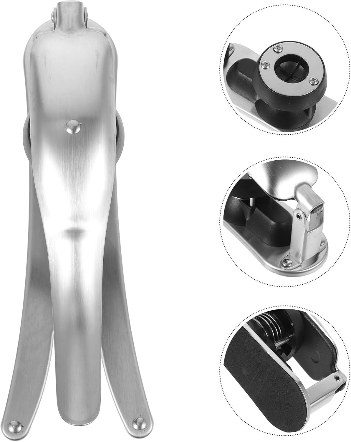 Multi-function Stainless Steel Nut Cracking Tool Walnut Clamp Chestnut Opener Kitchen Gadget for Home Use Sturdy Nut Shucker with Ergonomic Grip