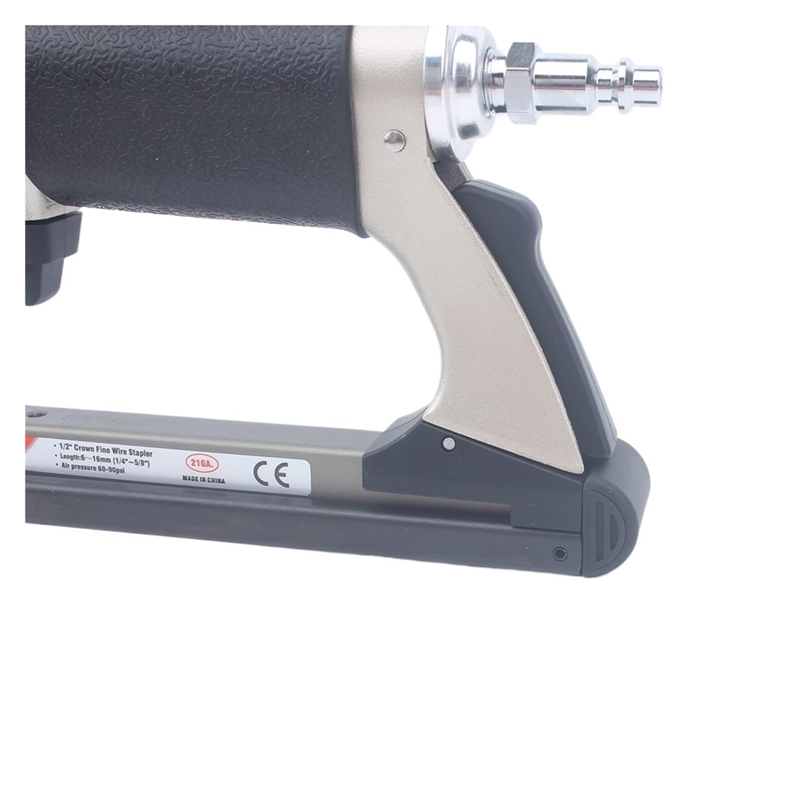 Pistola sparapunti pneumatica senza olio MT8016 21Ga Pneumatica 12,8 Mm Cucitrice Meccanica A Filo Sottile Pressione Aria Di Lavoro A Basso Rumore 5-6 Kgf/cm2