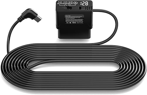 YUEHISY Câble d'alimentation OBD pour Caméra de Tableau de Bord, Adaptateur OBD2