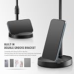 NEEWER Basics 5"/13cm lumière de bureau avec support, support de téléphone, 10W LED Selfie Light Compatible avec iPhone pour l'enregistrement vidéo Ordinateur portable Webcam Zoom Video Conference Lighting Maquillage, Noir BR60