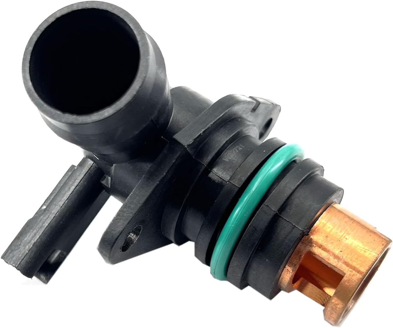 DEVMO Crankcase Vent Hose Heating Element Angle Connector with Heating Element Compatible with 2006-2013 128i 323i 328i 330i 525i 528i 530i X3 X5 Z4 N52 3.0L
