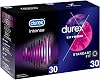Durex Intense 30-Piece Stimulating Gelly and Serrated Condom & Durex Extreme 30-Piece Delayed and Serrated Condom