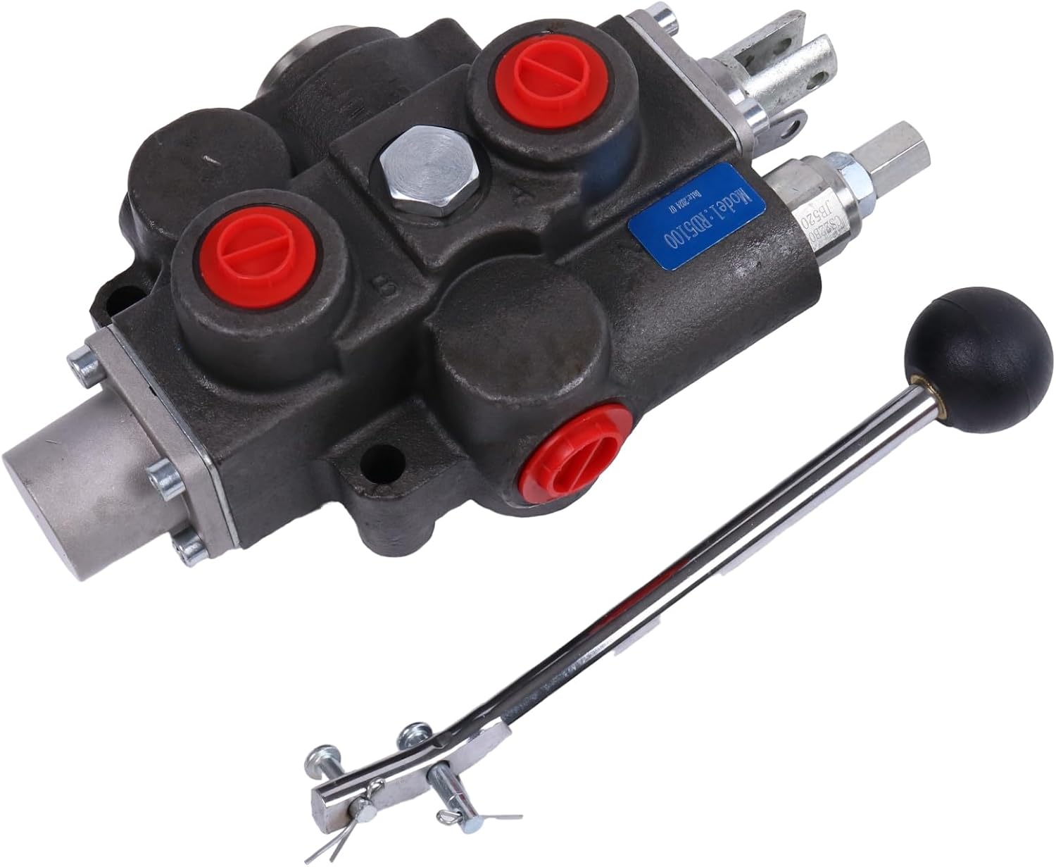 JZGRDN 4 Ways 3 Positions Hydraulic Control Valve RD512CA5A4B1 Compatible with 5100 Series 3000 PSI, 30 GPM, In/Out Ports 3/4" NPT, Work Ports 1/2" NPT